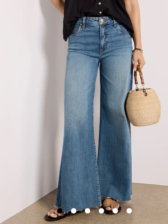 Kut from the Kloth Denim - KUT FROM THE KLOTH Ryan Fab Ab Super Wide Leg Jean Size 6